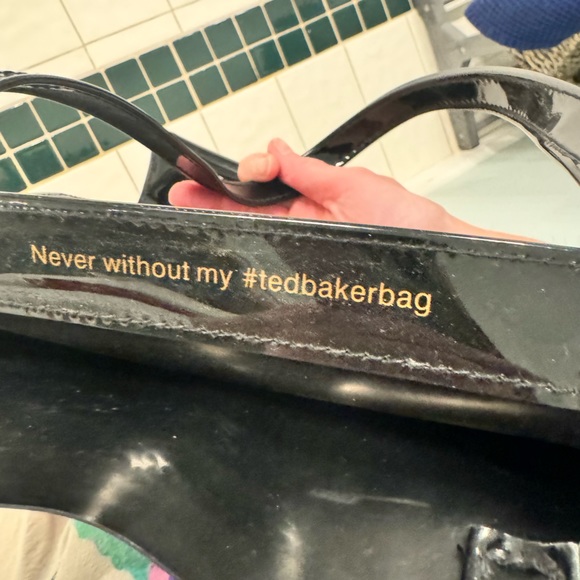 TED BAKER London 💫 Cat vinyl Tote Bag - Picture 2 of 8